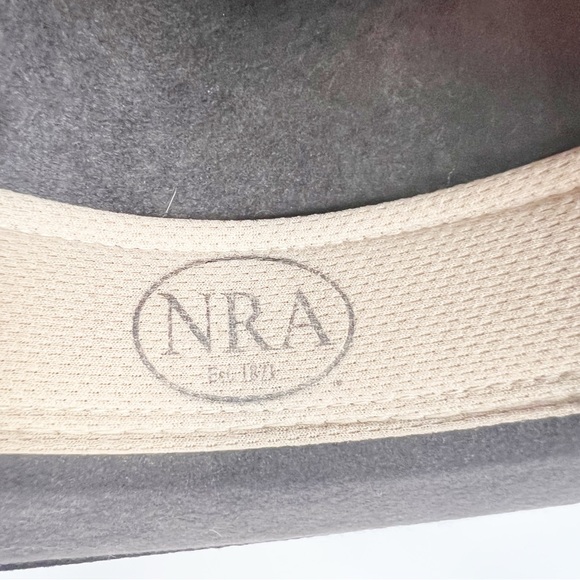 Resistol NRA Dark Brown Wool Felt Western Cowboy Hat Size Medium - Picture 8 of 10